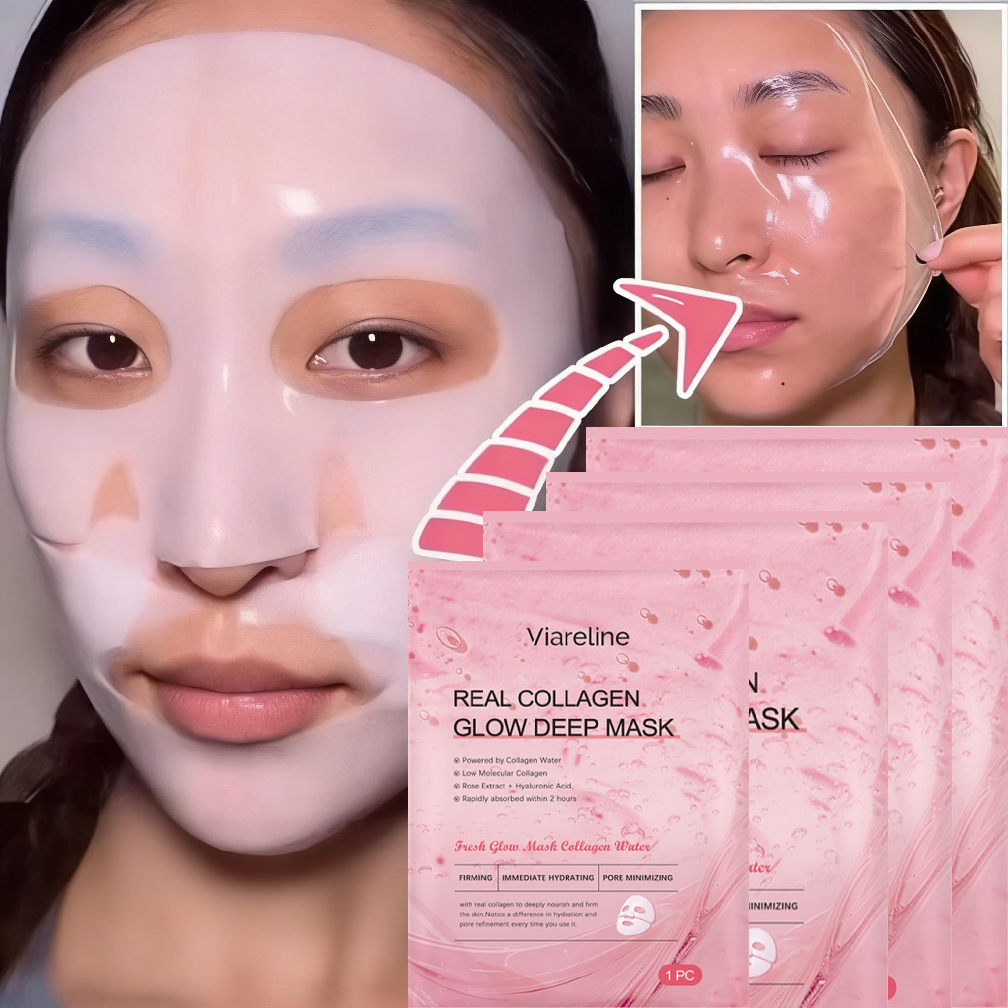 Luxury Skincare Brands - 오버나이트 콜라겐 마스크 연어 DNA PDRN