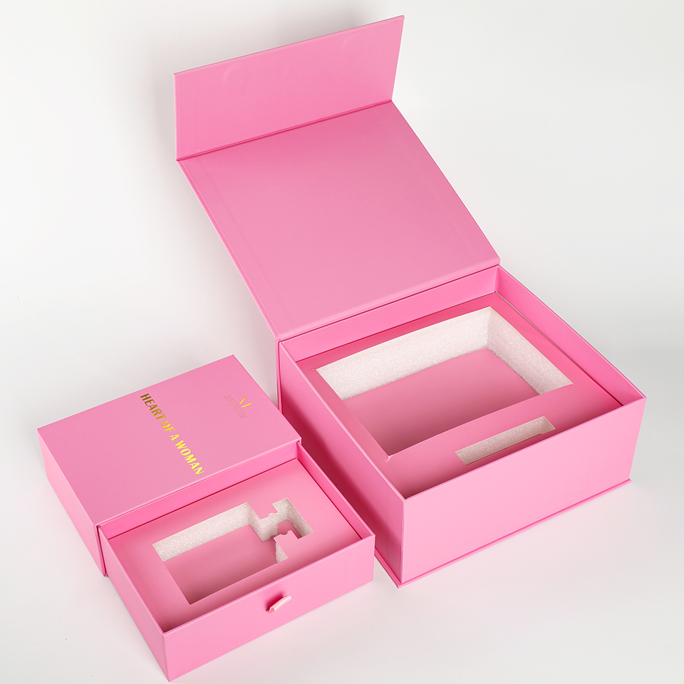 맞춤형 고급 핑크 종이 폼 내장 자석 개폐 스킨케어 향 - Luxury Skincare Gifts 리뷰 및 가격
