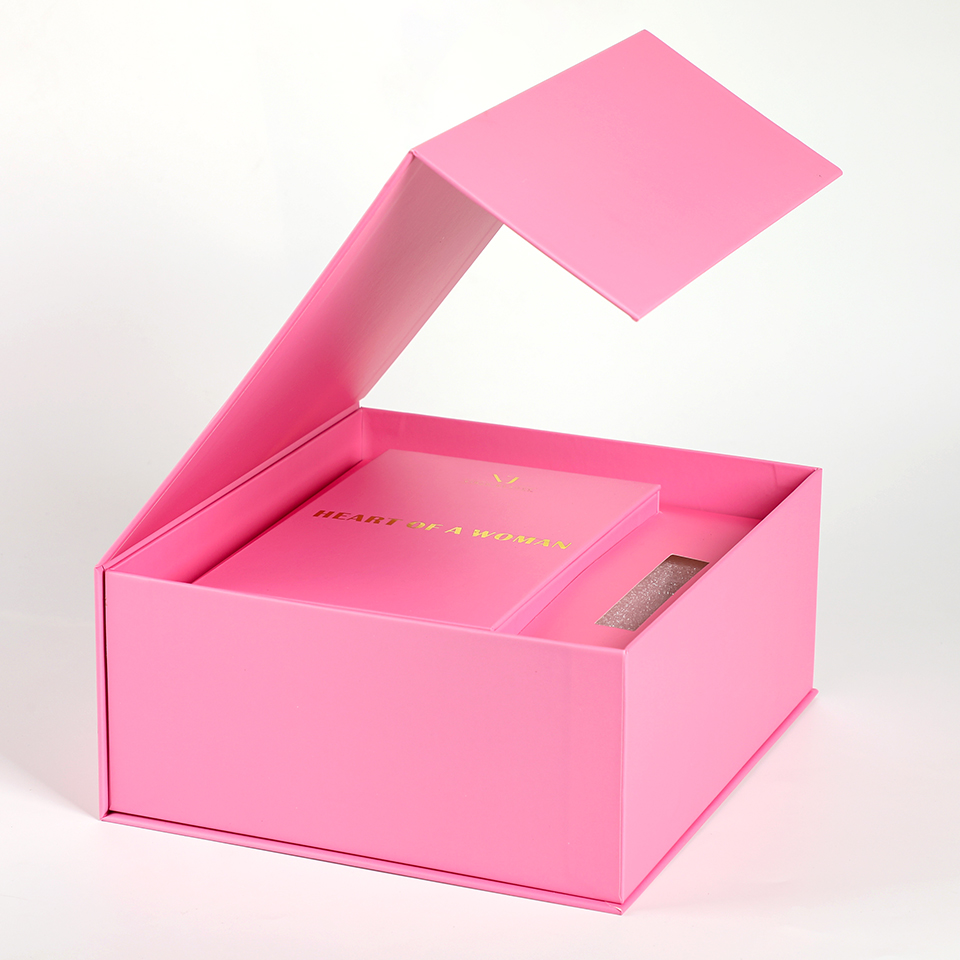 맞춤형 고급 핑크 종이 폼 내장 자석 개폐 스킨케어 향 - Luxury Skincare Gifts 리뷰 및 가격
