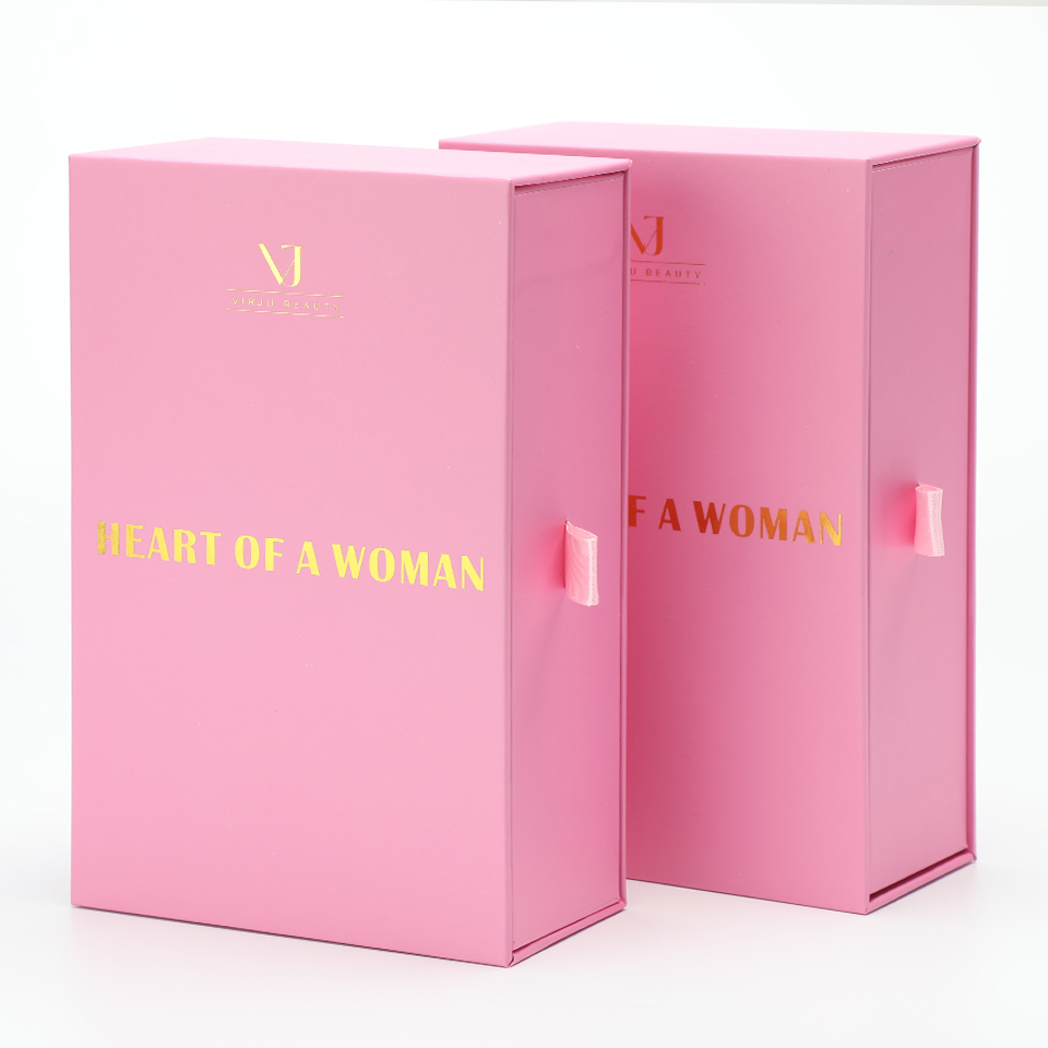 맞춤형 고급 핑크 종이 폼 내장 자석 개폐 스킨케어 향 - Luxury Skincare Gifts 리뷰 및 가격