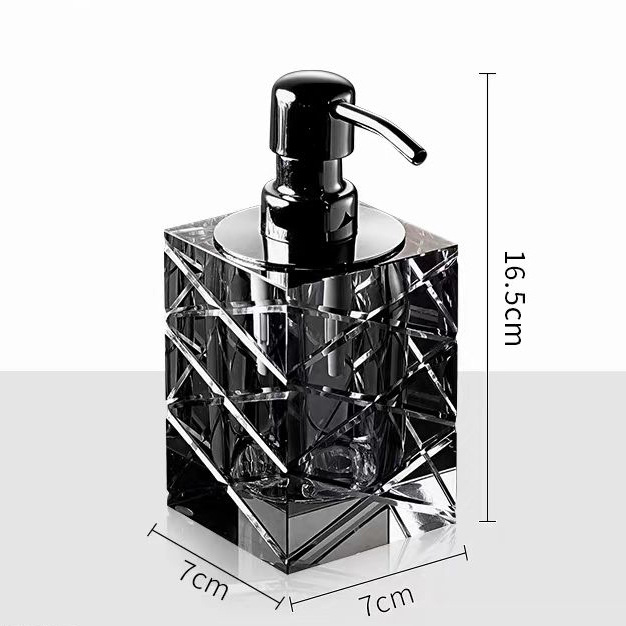 모던 미니멀리스트 크리스탈 유리 용기 고급 욕실 펌프  - Luxury Skincare Containers 리뷰 및 가격