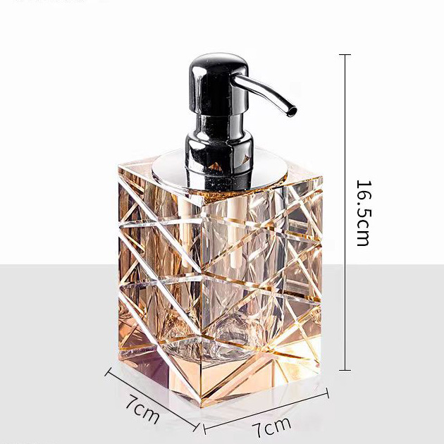모던 미니멀리스트 크리스탈 유리 용기 고급 욕실 펌프  - Luxury Skincare Containers 리뷰 및 가격
