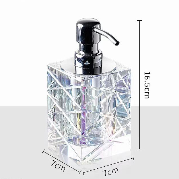 모던 미니멀리스트 크리스탈 유리 용기 고급 욕실 펌프  - Luxury Skincare Containers 리뷰 및 가격