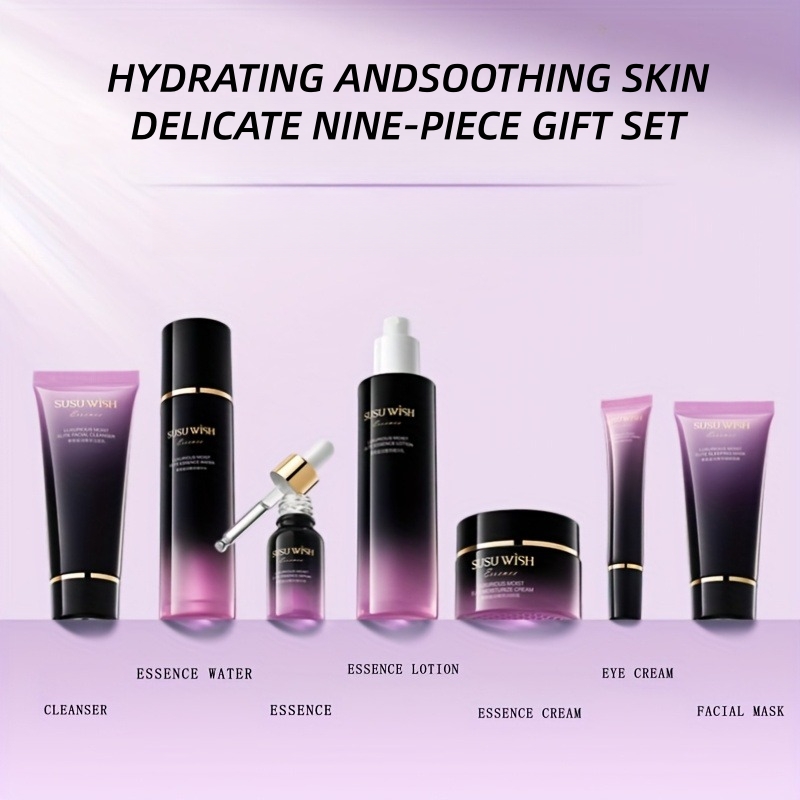 고급스럽고 우아한 9종 보습 에센스 세트, 클렌징 밀크 - Luxury Skincare Gifts 리뷰 및 가격