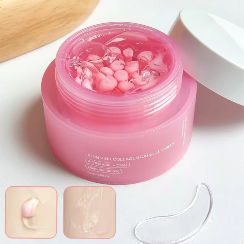 한국산 PDRN 핑크 콜라겐 캡슐 크림과 나이아신아마이 - Luxury Skincare Brands 리뷰 및 가격