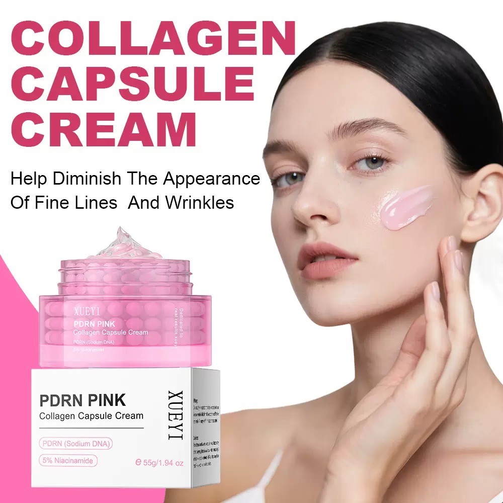 한국산 PDRN 핑크 콜라겐 캡슐 크림과 나이아신아마이 - Luxury Skincare Brands 리뷰 및 가격