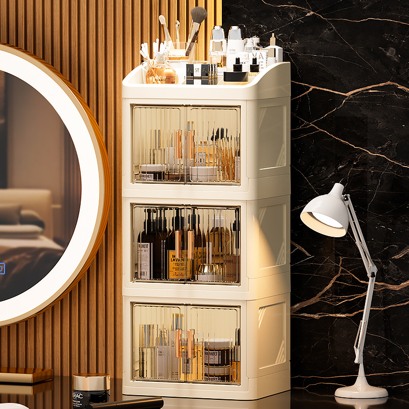 대용량 레이어드 메이크업 수납장, 방진 방수, 고급스럽 - Luxury Skincare Gifts 리뷰 및 가격