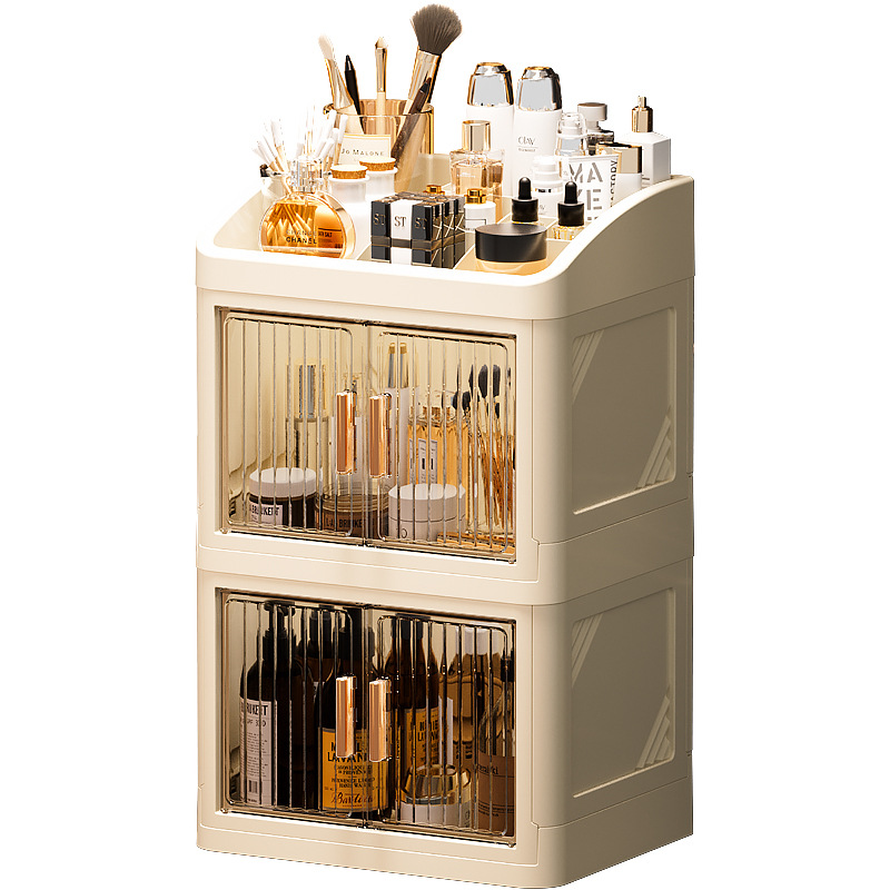 대용량 레이어드 메이크업 수납장, 방진 방수, 고급스럽 - Luxury Skincare Gifts 리뷰 및 가격