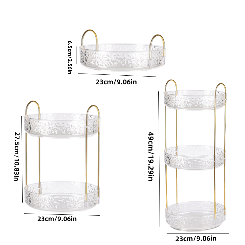 접근 가능한 고급 회전 화장품 보관함, 데스크탑 하이엔 - Luxury Skincare Containers 리뷰 및 가격